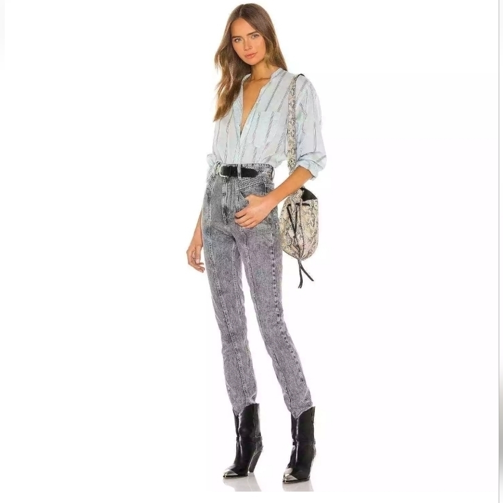 Isabel Marant Etoile Hominy High Waisted Jeans 40